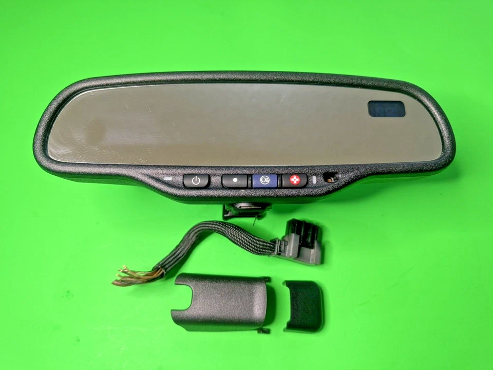 Оригинальное зеркало заднего вида 00–09 Cadillac CTS SRX с телематикой и автоматическим затемнением GNTX-261 - Изображение 3 из 4