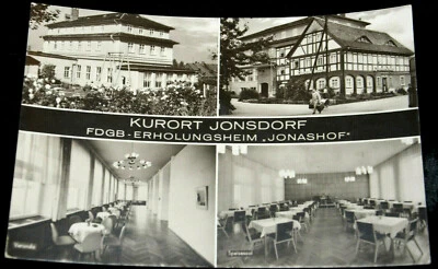 53595 AK FDGB Ferienlager Ferienheime Kurort Jonsdorf Erholungsheim Jonashof DDR - Bild 1 von 2