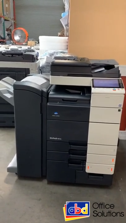 Konica Minolta BizHub 654 A3 Mono Laser MFP Copier Printer Scanner