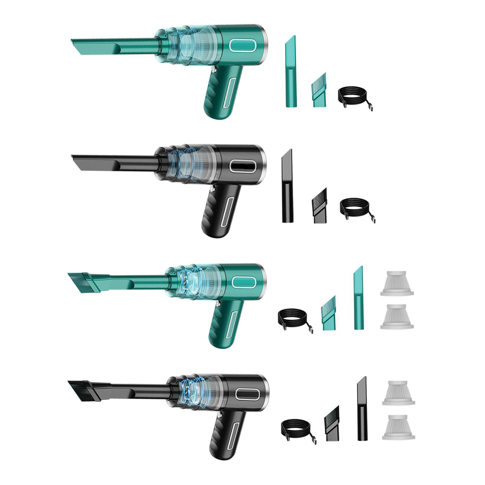 Handheld Car Vacuum Cleaner Washable Filter Strong Suction Auto