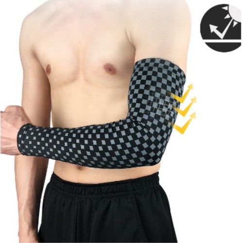 1 Paar Cooling Arm Sleeve Arm Kompressionsmanschetten Abdeckung UV Sonnenschutz Sport - Bild 5 von 10