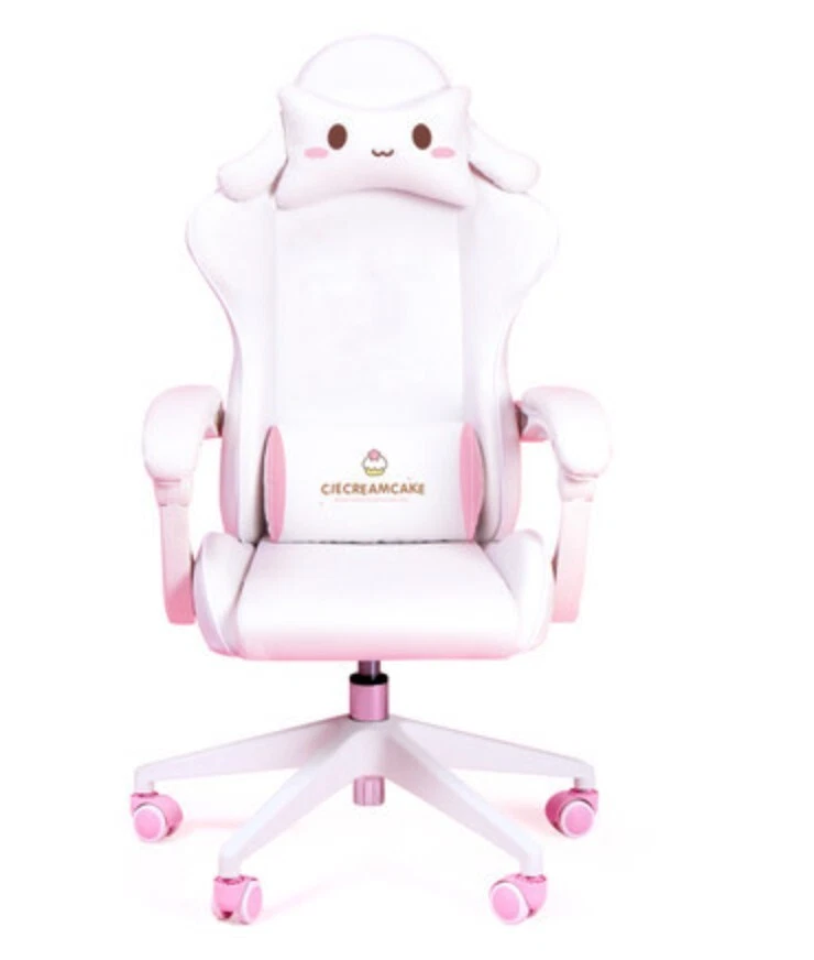 HELLO KITTY sitting on my ErgoPro Gaming Chair #hellokitty #office #ga