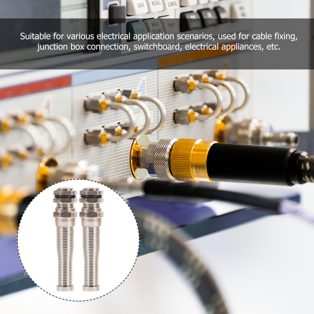 4x PG11 Kabelverschraubungen Aus Messing - IP68 Wasserdicht Für 5-10 Mm Kabel