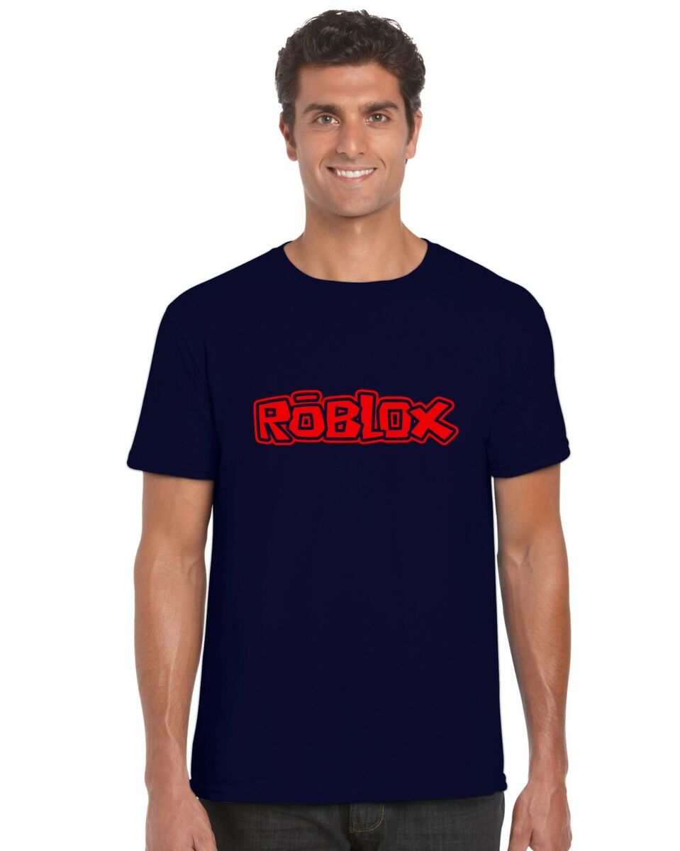 Roblox Kids T-Shirt Tee Top (Red Print) Gaming Gamer Boys Girls