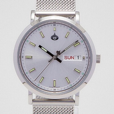 Dragon Quest Watch Metal Slime Edition Silver 39mm Model