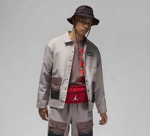 Nike x Paris Saint-Germain PSG Woven Cargo Jacket (DM3104-010) Medium Rare | eBay