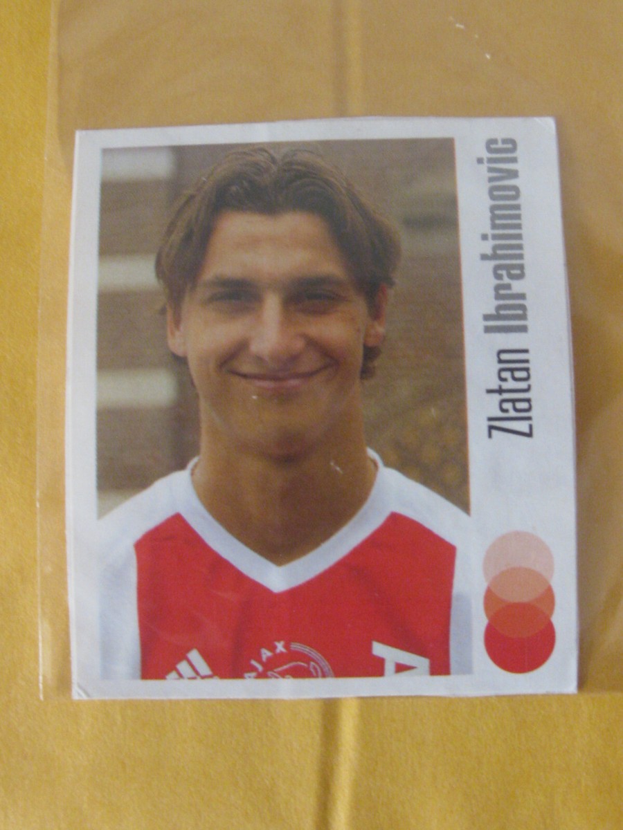 Magazine Onze Mondial 2003 – Carte Rookie Zlatan Ibrahimovic – Ajax Suède