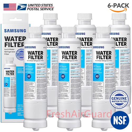 New 6 PACK Genuine Samsung DA29-00020B HAF-CIN/EXP Refrigerator Water Filter US