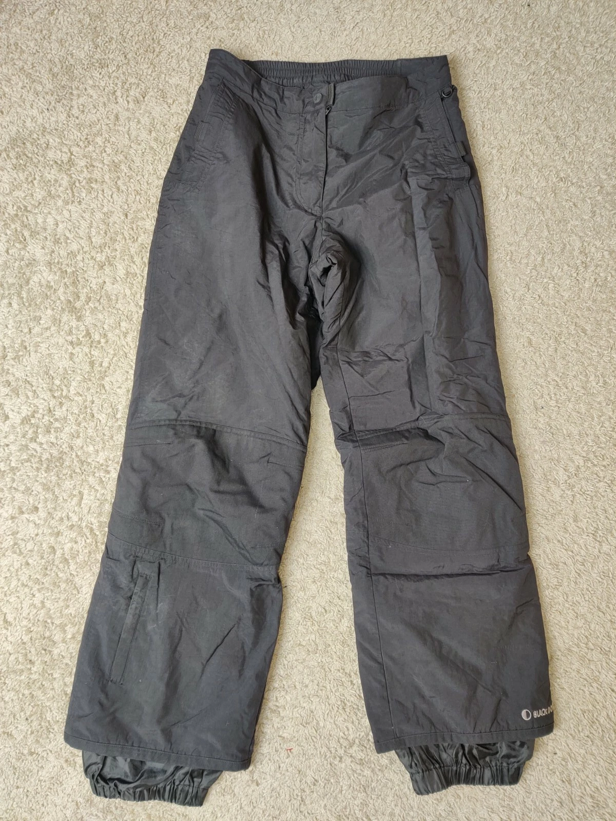 Black Dot Women snow Pants Ski Snowboard Winter Sport Black Sz M