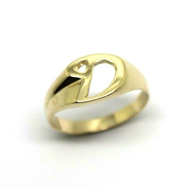 Genuine, Solid 9ct 9k Yellow Or Rose Or White Gold 375 Large Initial ...