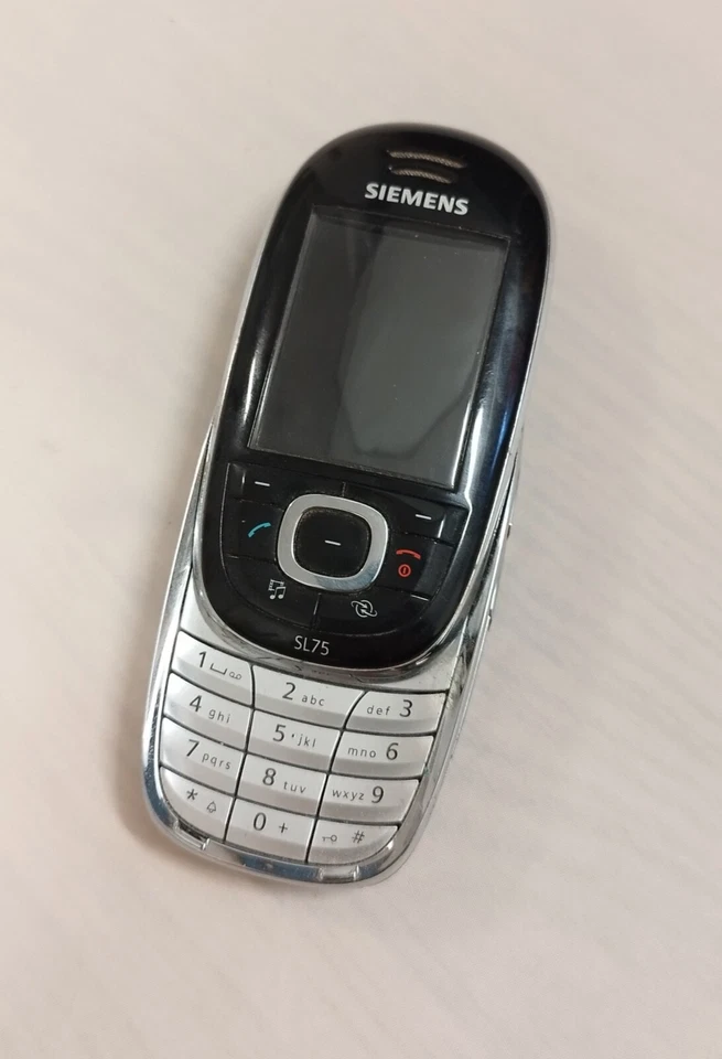 西门子 SL75 黑色,无锁版 SIM 卡,状况良好,130 万像素摄像头,完全正常工作 — 第 2/4 张图片