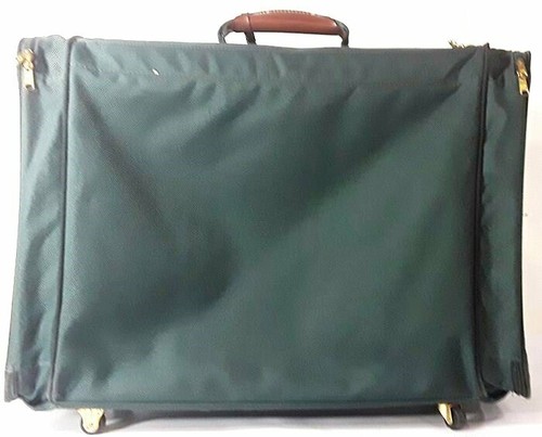 Samsonite Ultralite Green Suitcase/Luggage On Wheels W/ Strap - Picture 2 of 8