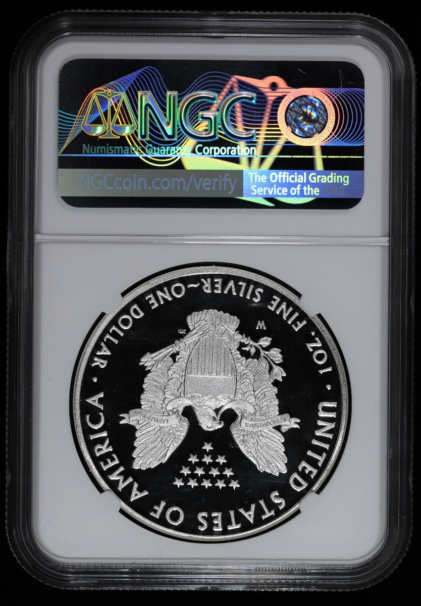 2016 W Proof Silver Eagle NGC PF 70 Mercanti Hand Signed