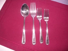 Retroneu Alton 18/10 Stainless 1 Soup Spoon 1 Dinner fork 2 Salad Forks GF2