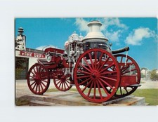 Postcard 1907 Pumper Wagon Blind River Ontario Canada