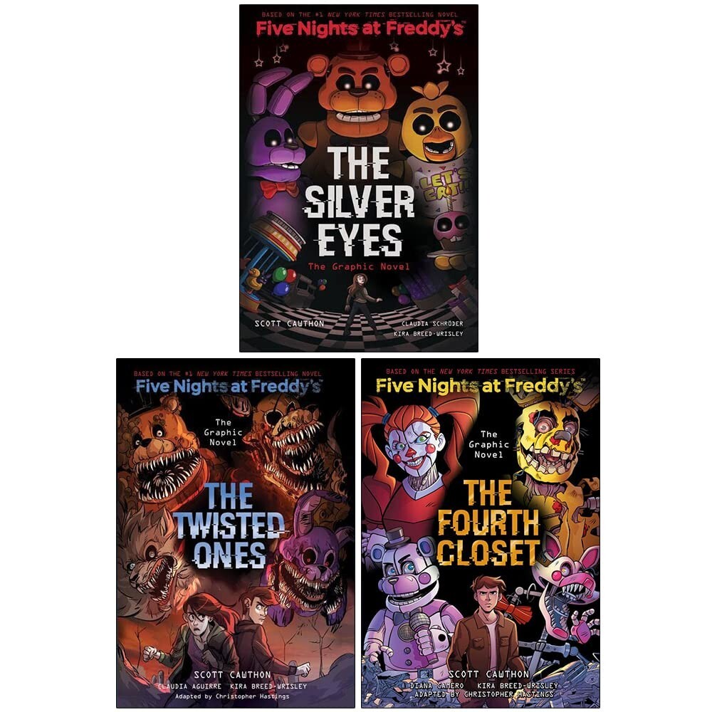 Five Nights at Freddy's Graphic Novel Collection 3 Books Set The