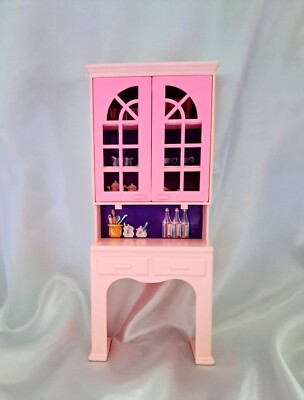 Barbie Schrank  so much to do  Kitchen Dining Room f. Pink 'n Pretty House 11418