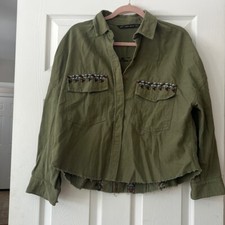 Zara Handmade Embroidery Jacket Size Medium