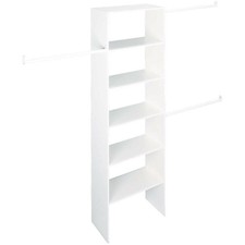 Closetmaid 24 Vertical Closet Organizer White For Sale Online Ebay