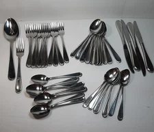 ONEIDA Stainless Flatware Flight Reliance Mixed Lot of 46