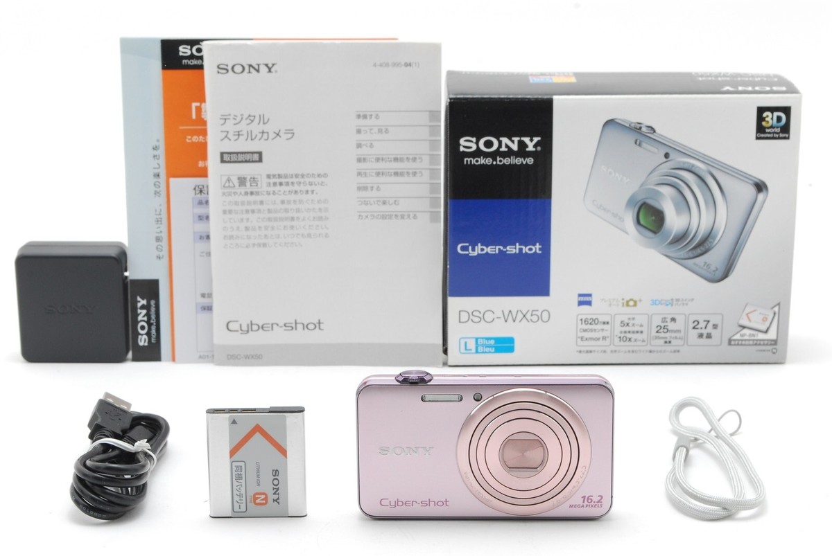 Near Mint w/Box] SONY Cyber-shot DSC-WX50 Pink 16.2MP