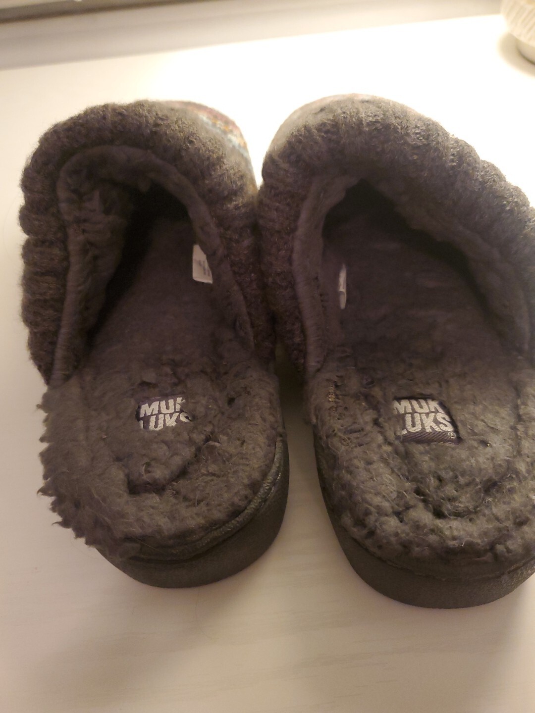 SAOLA The Original Muk Luks Minette Zoccoli Pantofole Suola Spessa Donna Taglia Media 7 8