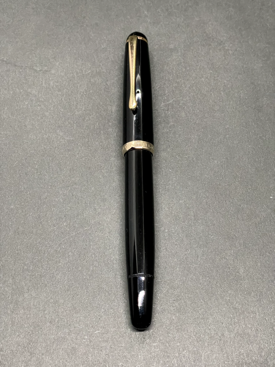 MONTBLANC No.344 Black GT Vintage Piston filler Fountain Pen Gold