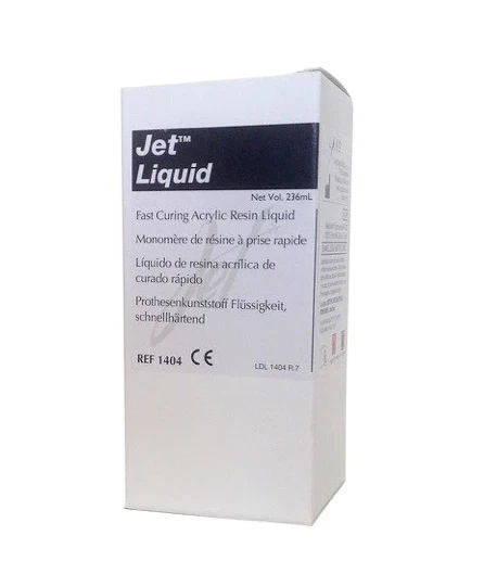 Líquido de resina acrílica para reparación de dentaduras Lang Jet 4/8/32 oz. Foto 4 de 4