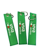 Set 3 Keychain VIVA AEROBUS - 130*30mm twill+embroidery