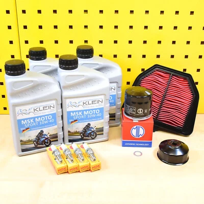 Service Set Kundendienst Meiwa Ölfilter Öl MSK 10w40 für: Yamaha FZ1 Fazer - Bild 1 von 2