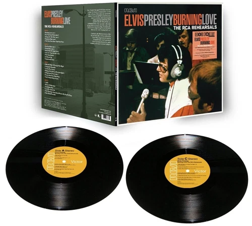 ELVIS PRESLEY LP x 2 Burning Love DBL VINYL - RECORD STORE DAY 23 RCA Rehearsals