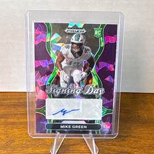 Panini 2025 Prizm Draft Picks Signing Day Mike Green RC Auto #SD-MGN /199