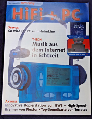 STEREOPLAY HIFI + PC,   3/00,BWE,PLEXTOR,TERRATEC,HANGO PJB 100,   SEITEN 16,