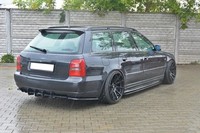 Maxton Design Diffusor Flaps Passend FüR Audi S4 B5 Avant Schwarz Hochglanz
