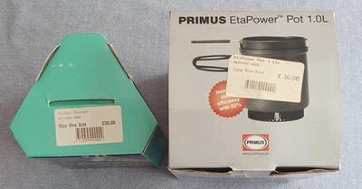 Primus EtaPower tragbarer/leichter Topf/Pfanne + MSR PocketRocket ultraleichter Herd