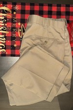 Dockers Men  s Pleated Relaxed Fit Dress Pant Taupe 36x30