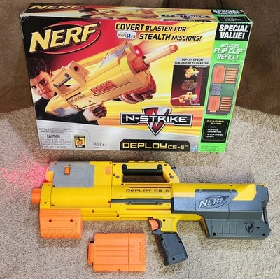 NERF N-Strike Deploy CS-6 Dart Blaster  W/Original Box & Manual