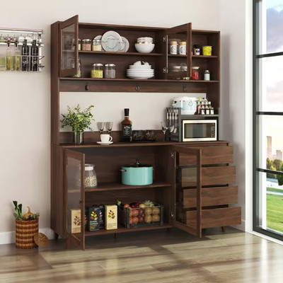 Luxury Kitchen Pantry Cabinet, Freestanding Pantry Cabinet Buffet Cabinet with D