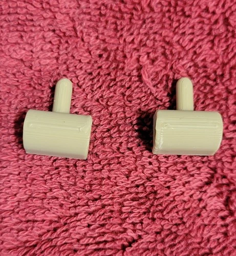 1967 GI Joe Desert Patrol Tan Jeep Pair Tailgate Hinges NEW Free Ship