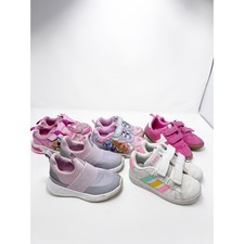 Toddler Girl Lot of 5 Tennis Shoes Sz 8