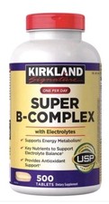 Kirkland Signature Super B-Complex with Electrolytes, 500 Tablets