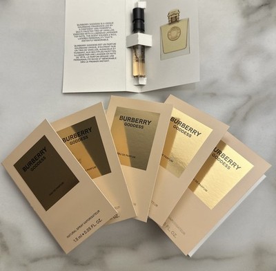 Burberry Goddess Eau De Parfum Sample Set 6 Vials 1.5ml/0.05oz