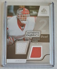 2008-2009 SP Game Used Dual Authentic Fabrics Dominik Hasek