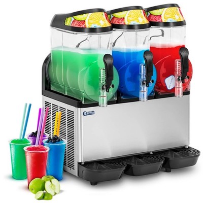 Slush-Maschine Slushy Maker Slush-Eismaschine Slush Ice Maschine 3 x 14 l 960 W