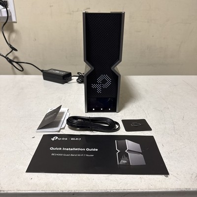 TP-Link Archer BE24000 (BE900) Quad-Band Wi-Fi 7 Router Pre Owned READ!!!