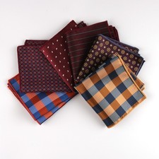 Vintage Paisley Handkerchief Men's Chest Business Suit Accessories Pocket Square