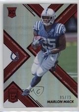 2017 Donruss Elite Rookies Aspirations 5/75 Marlon Mack #171 12dm