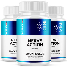  3Pack Nerve Action Capsules Neuropathy Supplement Health Support Pills 180ct 