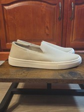Old Navy Womens Size 9 Beige Knit Slip On Sneakers Casual Comfort Shoes