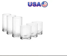 12 Piece Clear Drinkware Set Cooler Tennyson Glasses Durable Versatile
